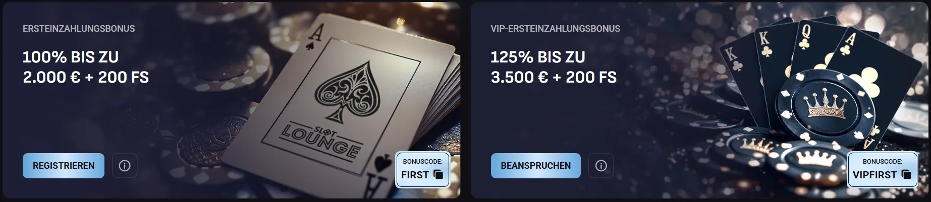 Aktuelle Bonusangebote und Freispiele bei Slotlounge Casino